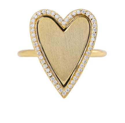 Pave Heart Ring