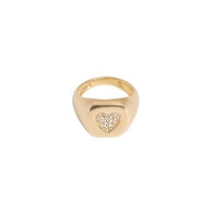 Heart Signet Ring