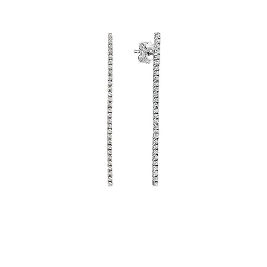 Diamond Line Earrings