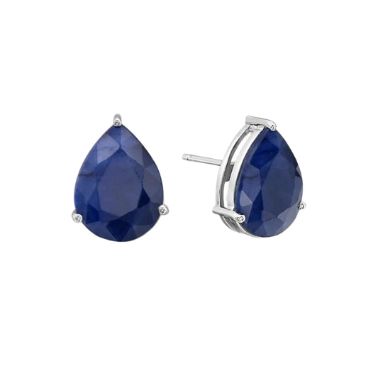 Pear Sapphire Earrings