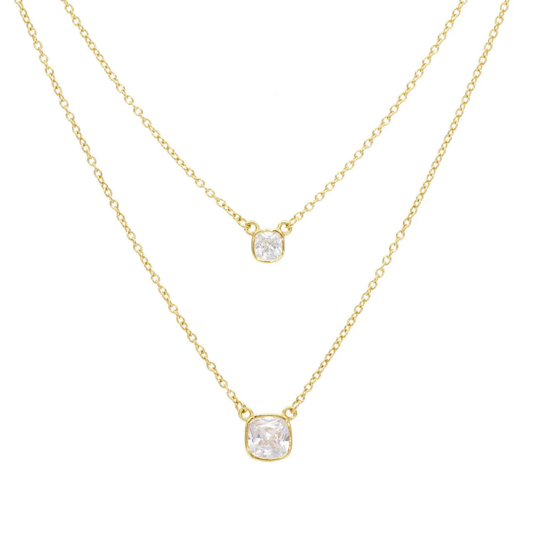 Duo Crystal Necklace