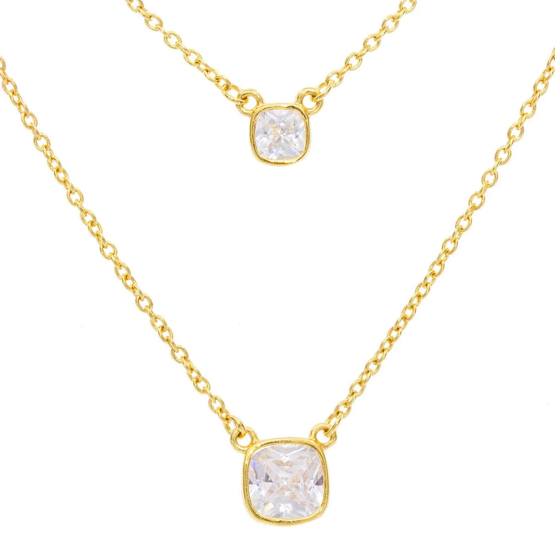 Duo Crystal Necklace