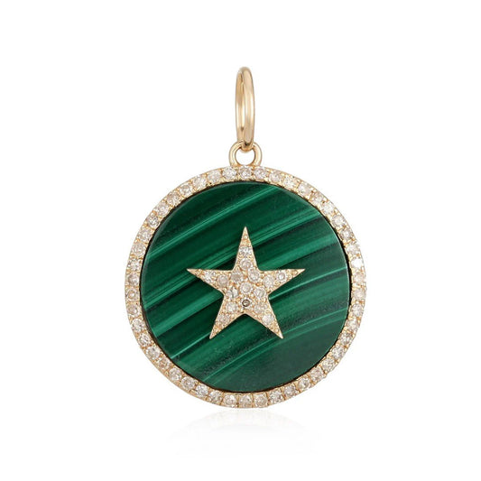 Round Star Charm